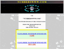 Tablet Screenshot of numberwww.com